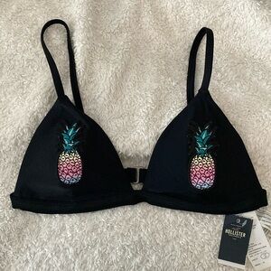 Brand new Hollister swim top with pineapple